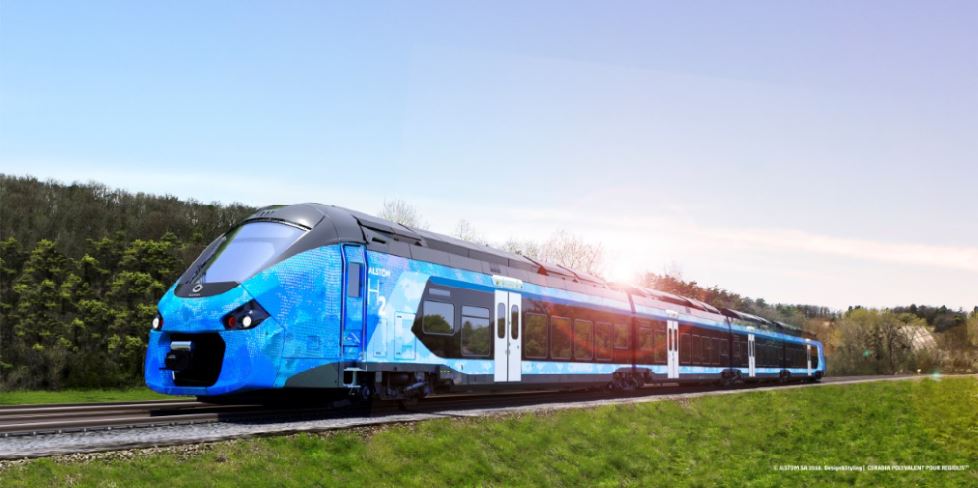 Pr&eacute;sentation du train hydrog&egrave;ne pour les R&eacute;gions fran&ccedil;aises