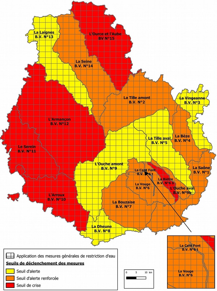 Sécheresse en Côte-d’Or Sécheresse en Côte-d’Or