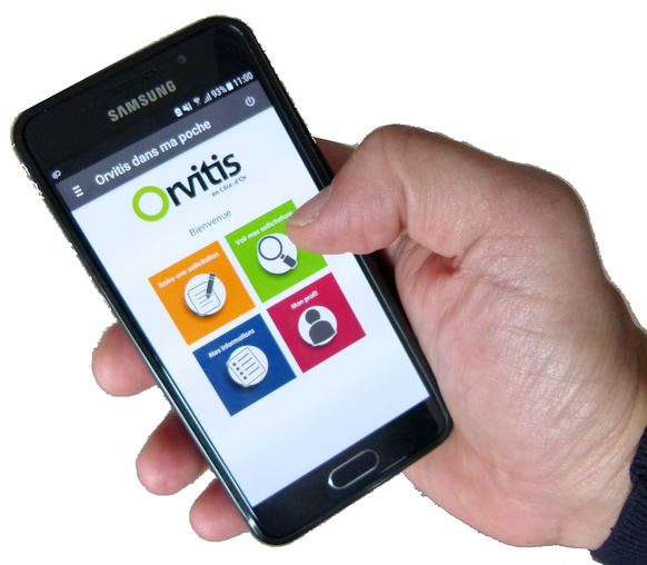 Orvitis dans ma poche : Un max de services en une appli
