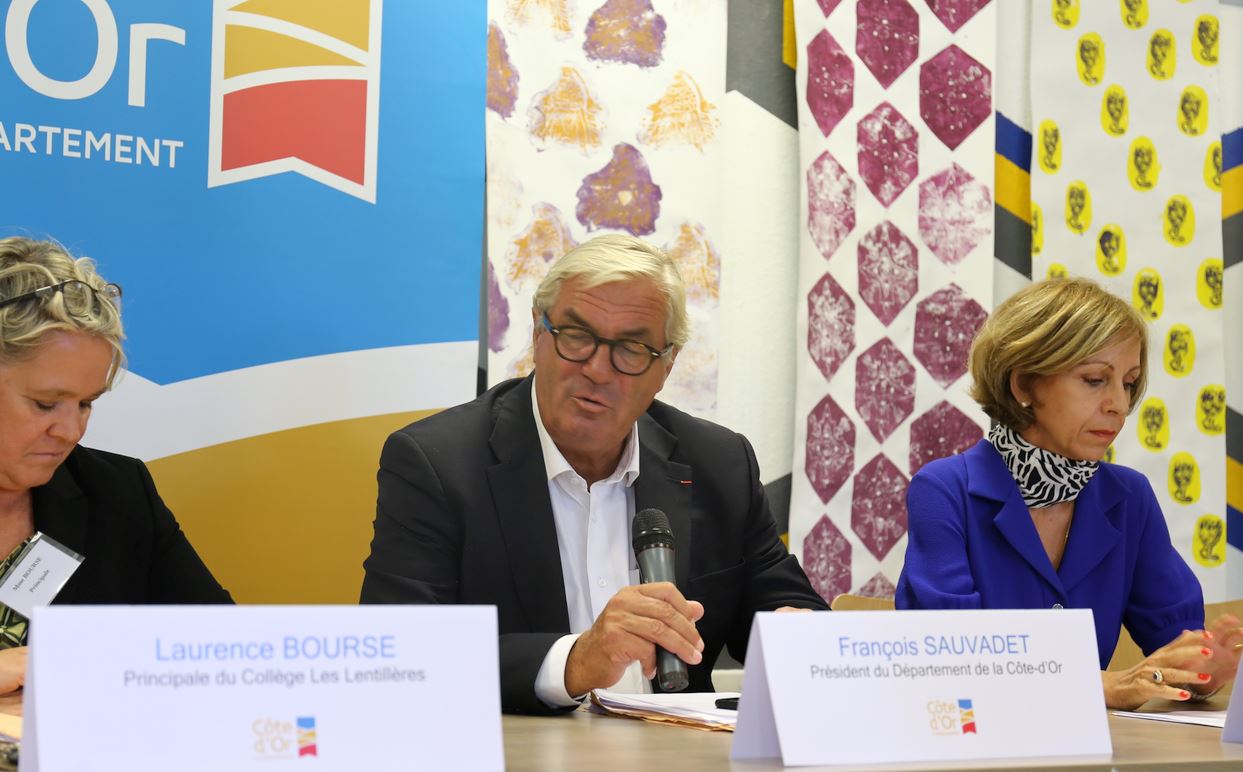 Fran&ccedil;ois Sauvadet, Pr&eacute;sident du Conseil D&eacute;partemental de la C&ocirc;te-d'Or