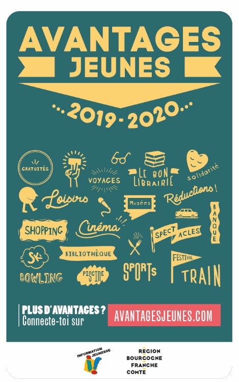 La carte Avantages Jeunes 2019-2020 s'ancre en Bourgogne !