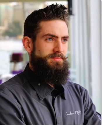 Jordan Georges Prot, chef du restaurant Le Charlemagne - Pernand-Vergelesses