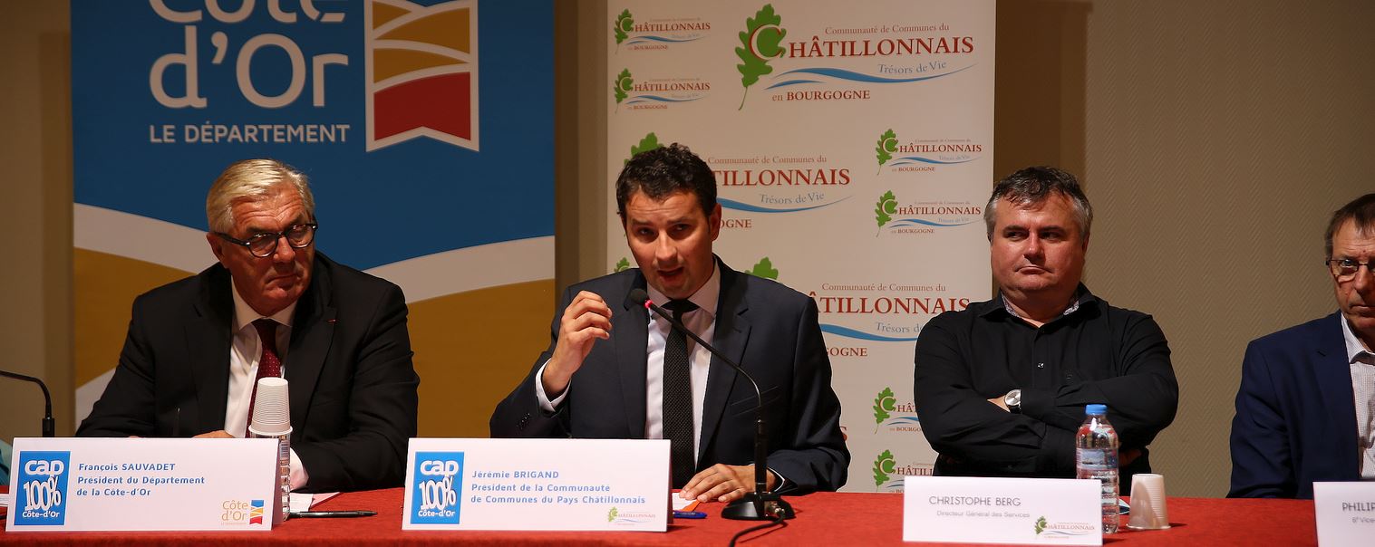 J&eacute;r&eacute;mie BRIGAND, Pr&eacute;sident de la Communaut&eacute; de Communes du Pays Ch&acirc;tillonnais