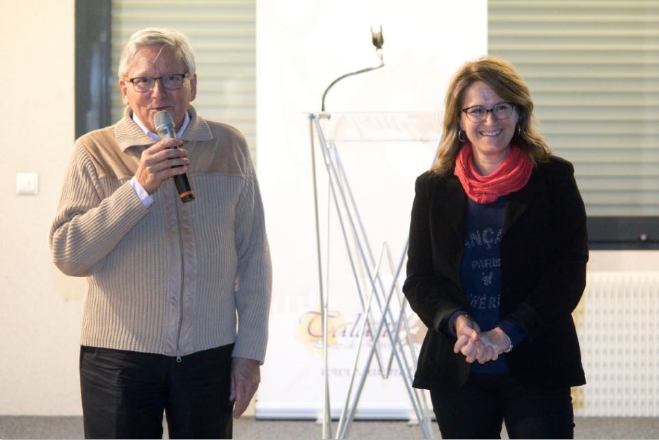 Gilbert Menut (maire de Talant) et Anne-Catherine Loisier (s&eacute;natrice UDI de la C&ocirc;te-d'Or)