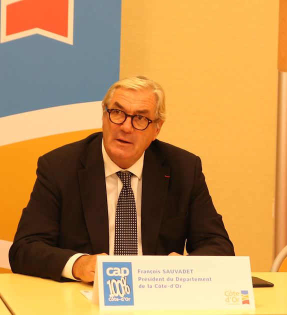 Fran&ccedil;ois Sauvadet, Pr&eacute;sident du Conseil d&eacute;partemental de la C&ocirc;te-d'Or
