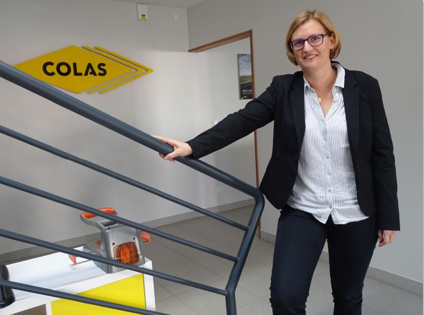 B&eacute;n&eacute;dicte Bridelance, chef de centre de l&rsquo;agence Colas C&ocirc;te-d&rsquo;Or.