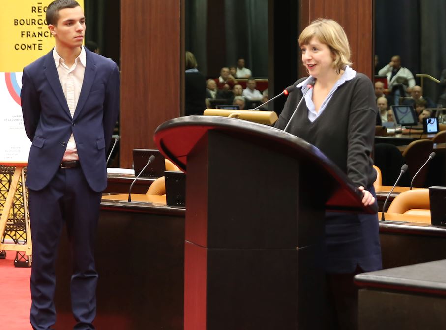 La&euml;titia Martinez, vice-pr&eacute;sidente de la R&eacute;gion Bourgogne-Franche-Comt&eacute; 