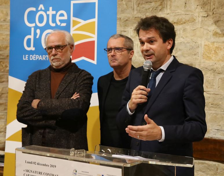 Ludovic Rochette, Vice-pr&eacute;sident du Conseil d&eacute;partemental de la C&ocirc;te-d'Or, repr&eacute;sentant Fran&ccedil;ois Sauvadet