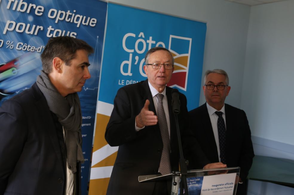 Le Tr&egrave;s haut d&eacute;bit a &eacute;t&eacute; inaugur&eacute; au hameau de Concoeur-et-Corboin