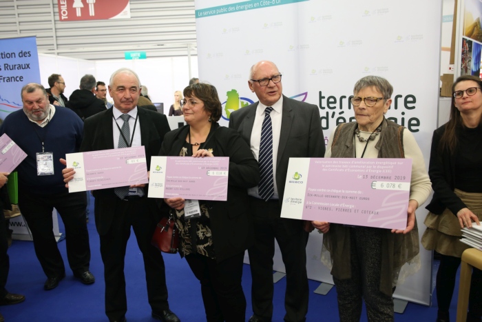 Efficacit&eacute; &eacute;nerg&eacute;tique, le SICECO r&eacute;compense 35 collectivit&eacute;s de C&ocirc;te-d'Or et leur remet 172 000 Euros &agrave; Cit&eacute; 21
