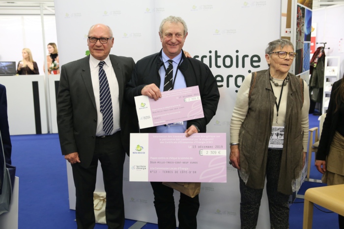 Efficacit&eacute; &eacute;nerg&eacute;tique, le SICECO r&eacute;compense 35 collectivit&eacute;s de C&ocirc;te-d'Or et leur remet 172 000 Euros &agrave; Cit&eacute; 21