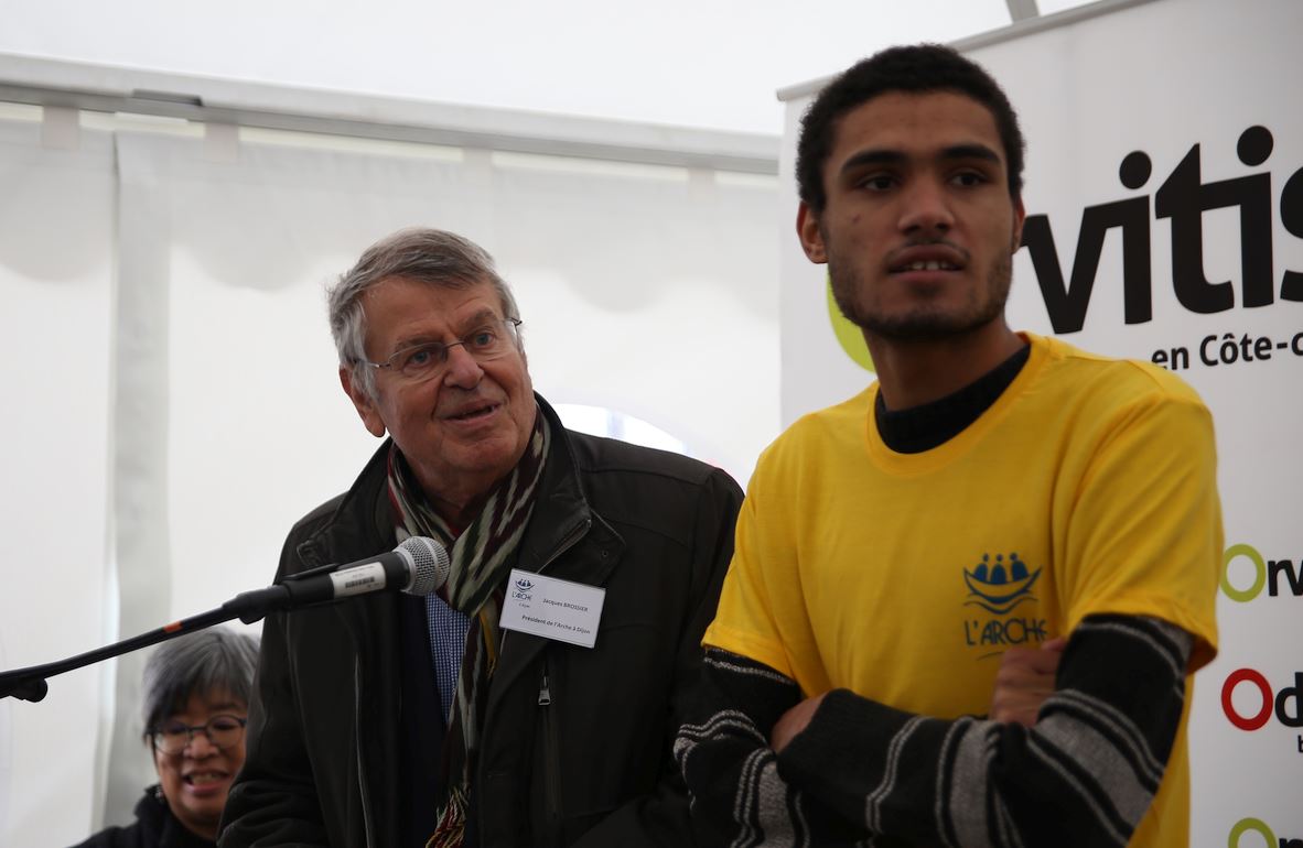 Jacques BROSSIER, Pr&eacute;sident de l&rsquo;Arche &agrave; Dijon