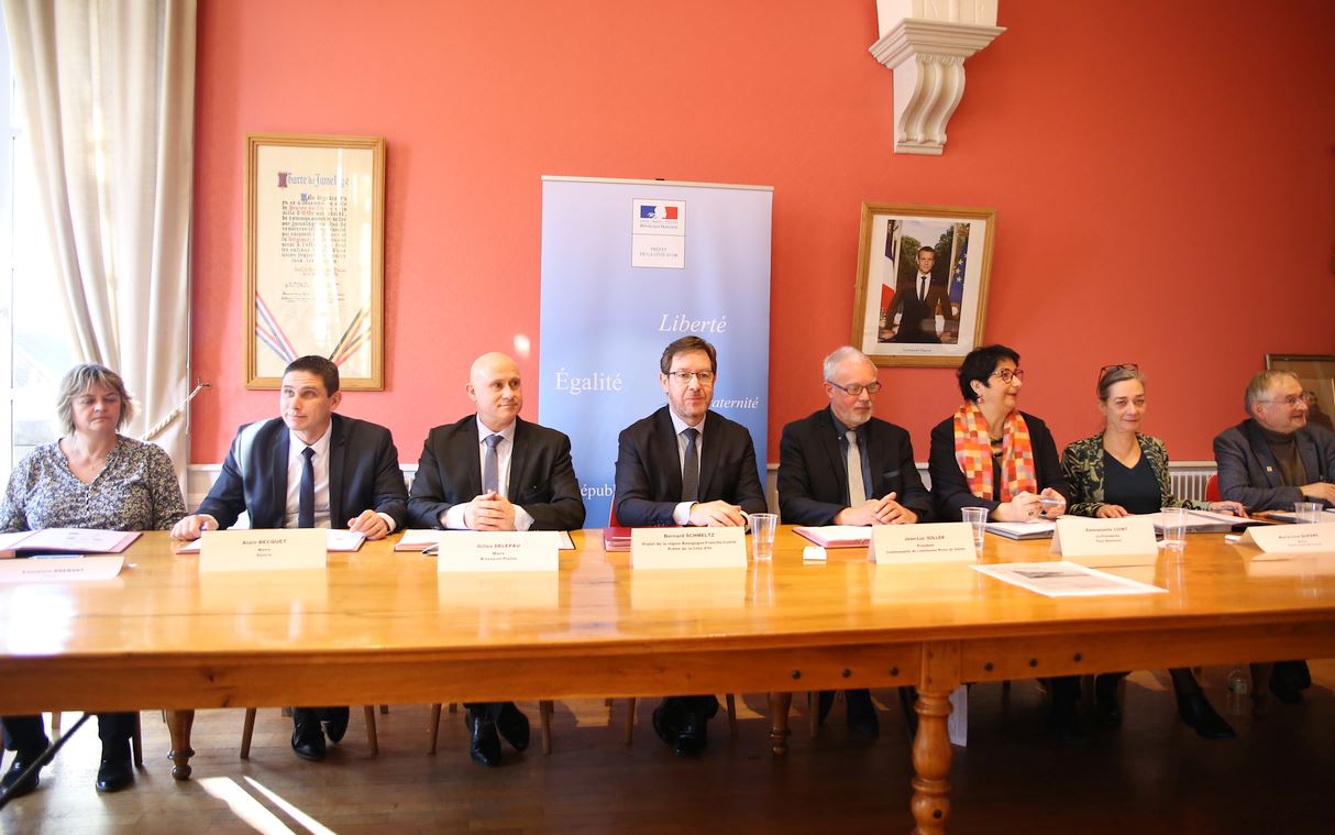 Signature de la premi&egrave;re convention Op&eacute;ration de Revitalisation de Territoire ORT de C&ocirc;te-d'Or
