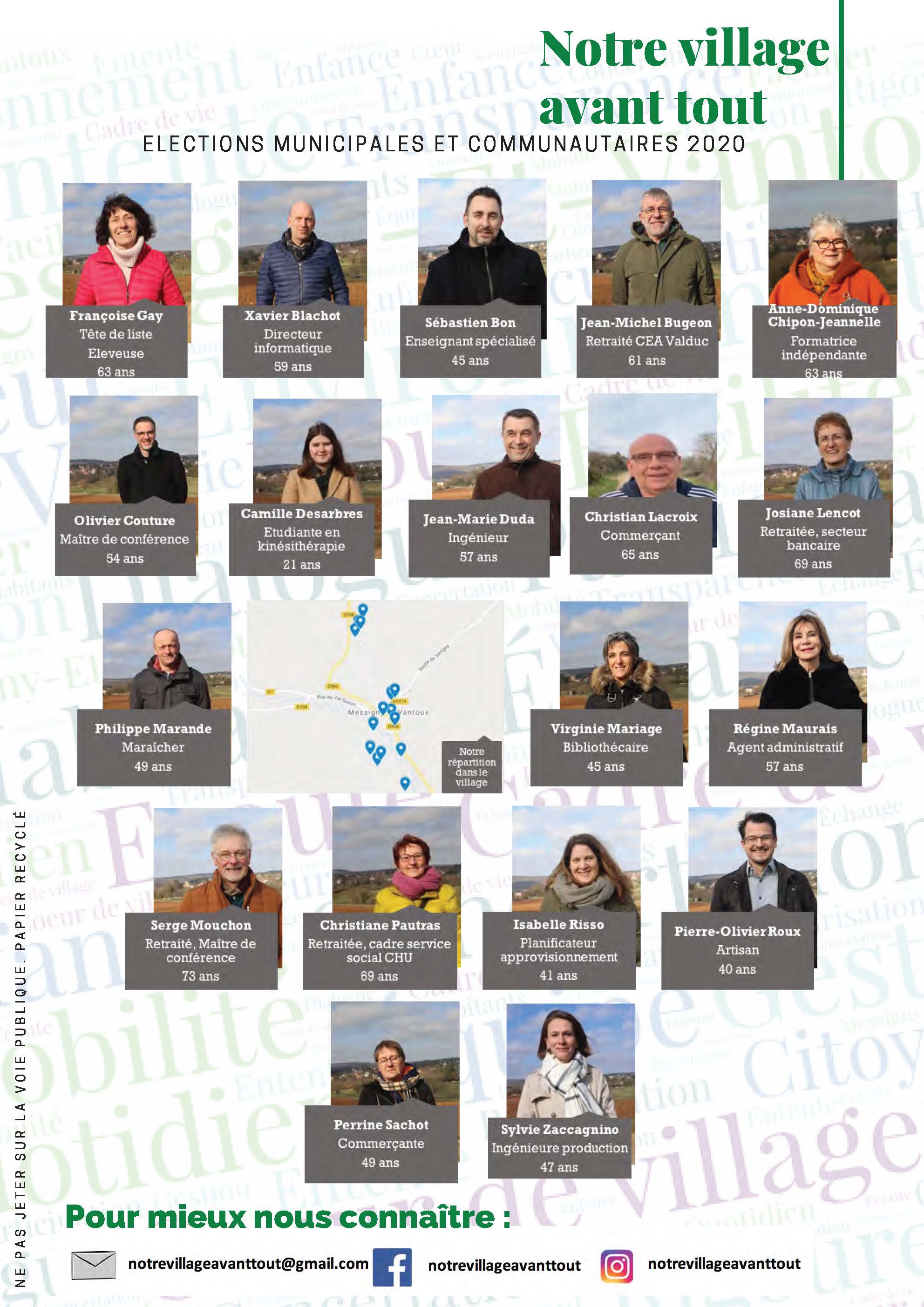 #municipales2020 : Notre village avant tout #municipales2020 : Notre village avant tout