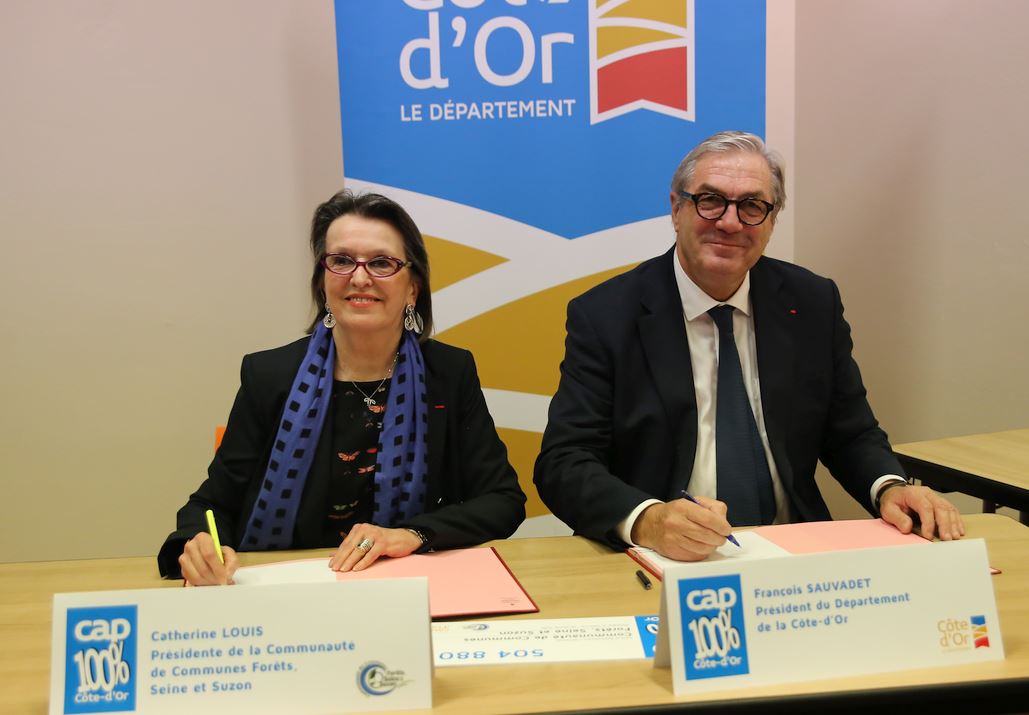  32&egrave;me contrat Cap 100% C&ocirc;te-d'Or, 504.880 euros pour 3 projets structurants