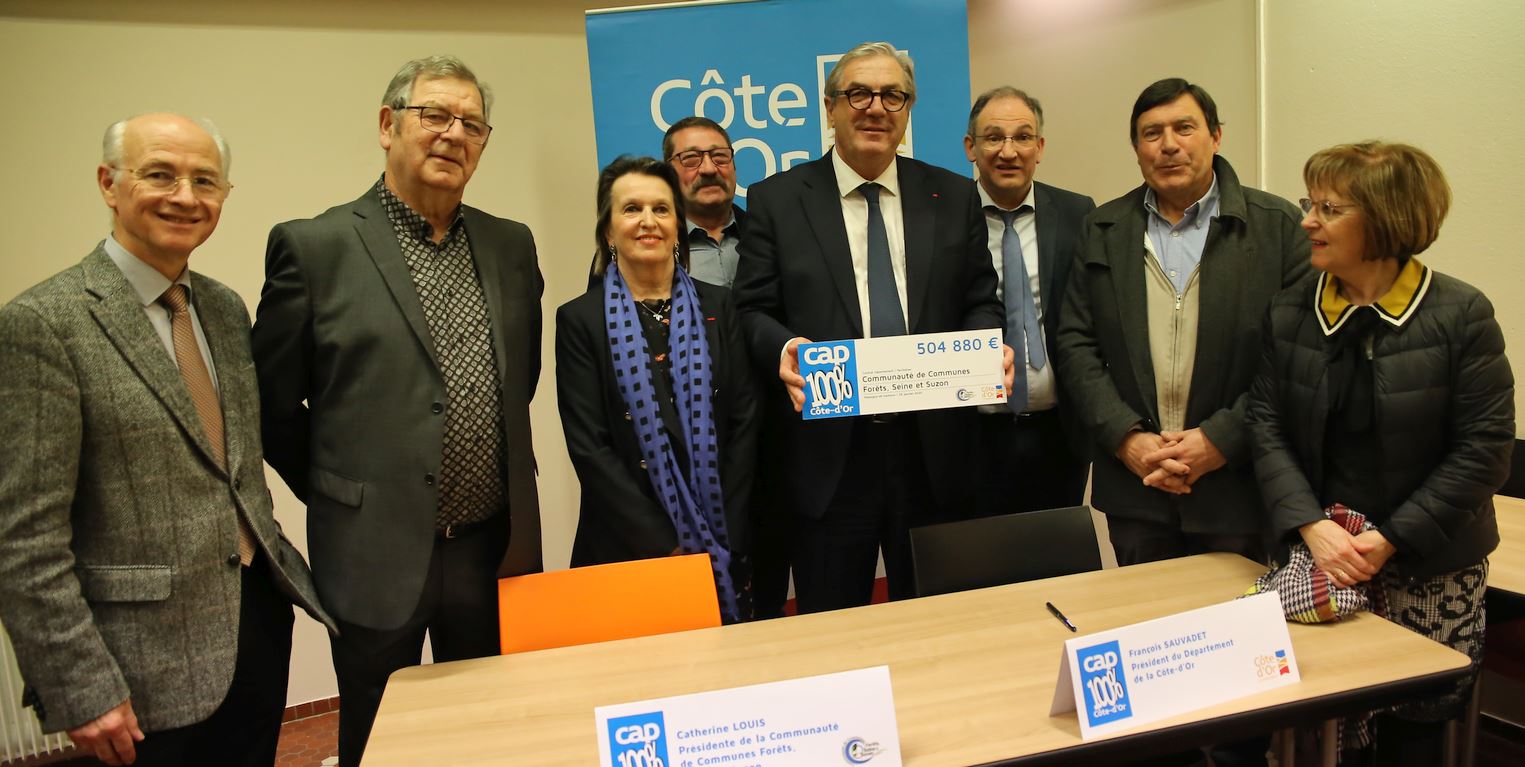 32&egrave;me contrat Cap 100% C&ocirc;te-d'Or, 504.880 &euro; pour 3 projets structurants