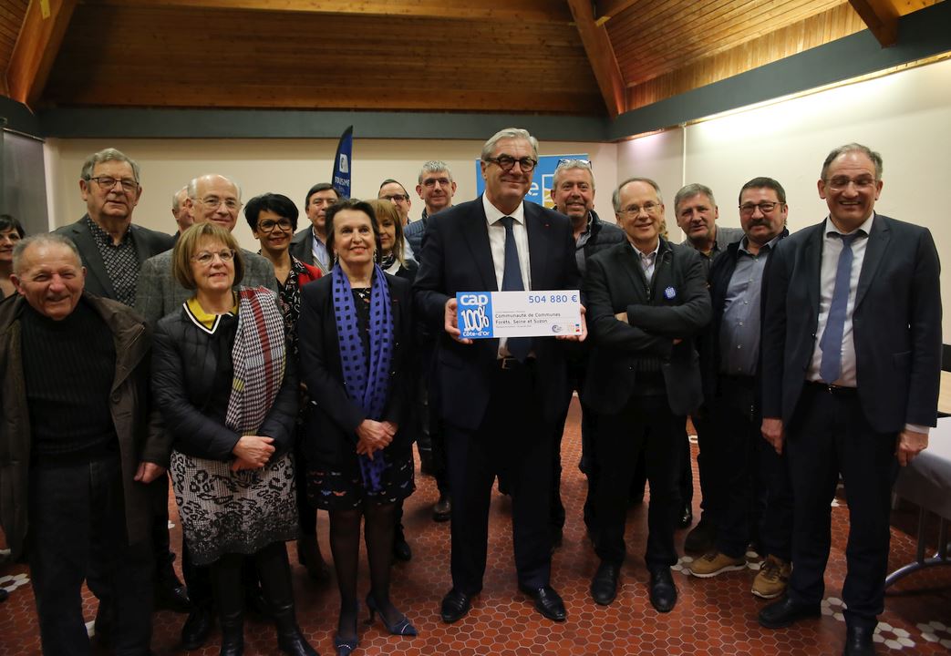  32&egrave;me contrat Cap 100% C&ocirc;te-d'Or, 504.880 euros pour 3 projets structurants