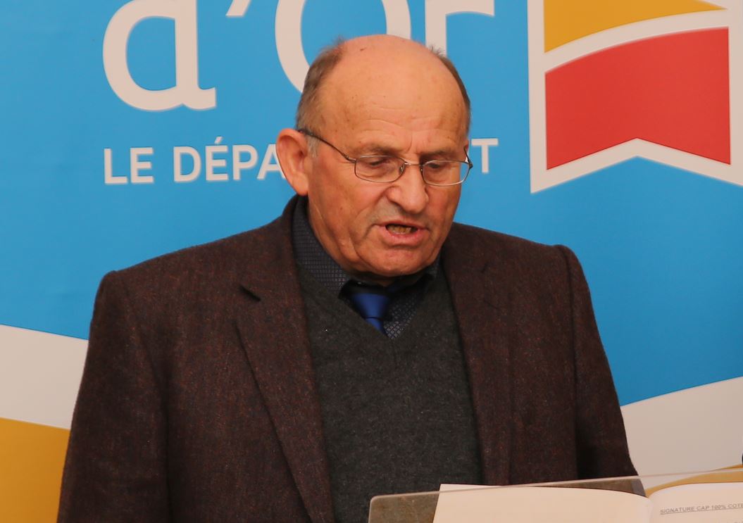 Dominique Hery, maire de Liernais, 1er vice-pr&eacute;sident de la Communaut&eacute; de communes du Pays Arnay Liernay