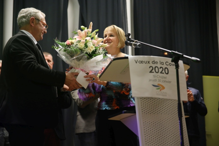 COVATI - Vœux 2020. Remise de la médaille du travail à Jeannine Bourgeois-Loth COVATI - Vœux 2020. Remise de la médaille du travail à Jeannine Bourgeois-Loth