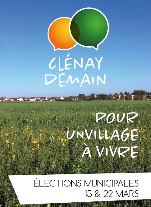 #municipales2020: Cl&eacute;nay demain pour un village &agrave; vivre