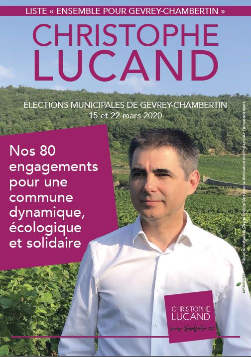 #municipales2020 : Ensemble pour Gevrey-Chambertin avec Christophe Lucand