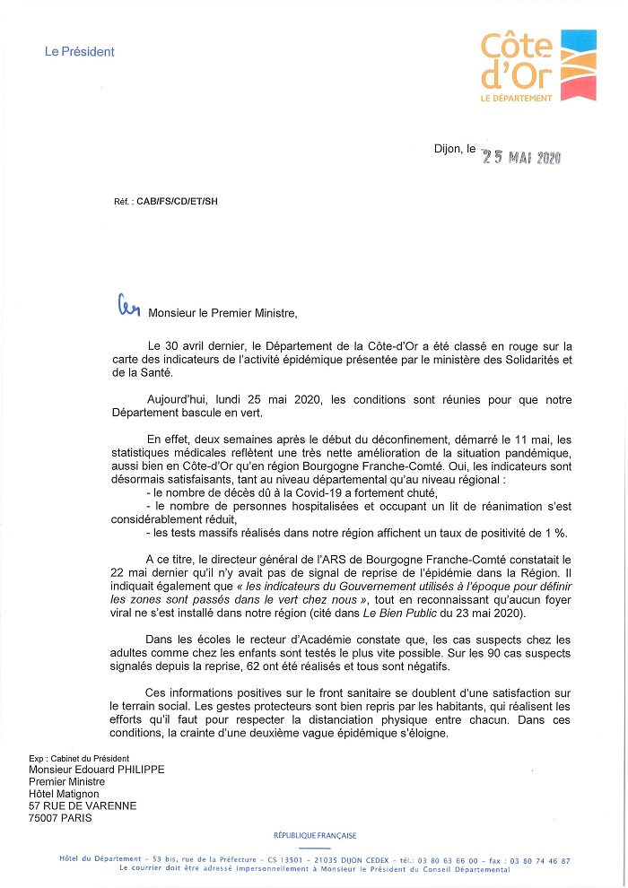 Fran&ccedil;ois Sauvadet, ancien ministre, Pr&eacute;sident du Conseil d&eacute;partemental de la C&ocirc;te-d'Or,
