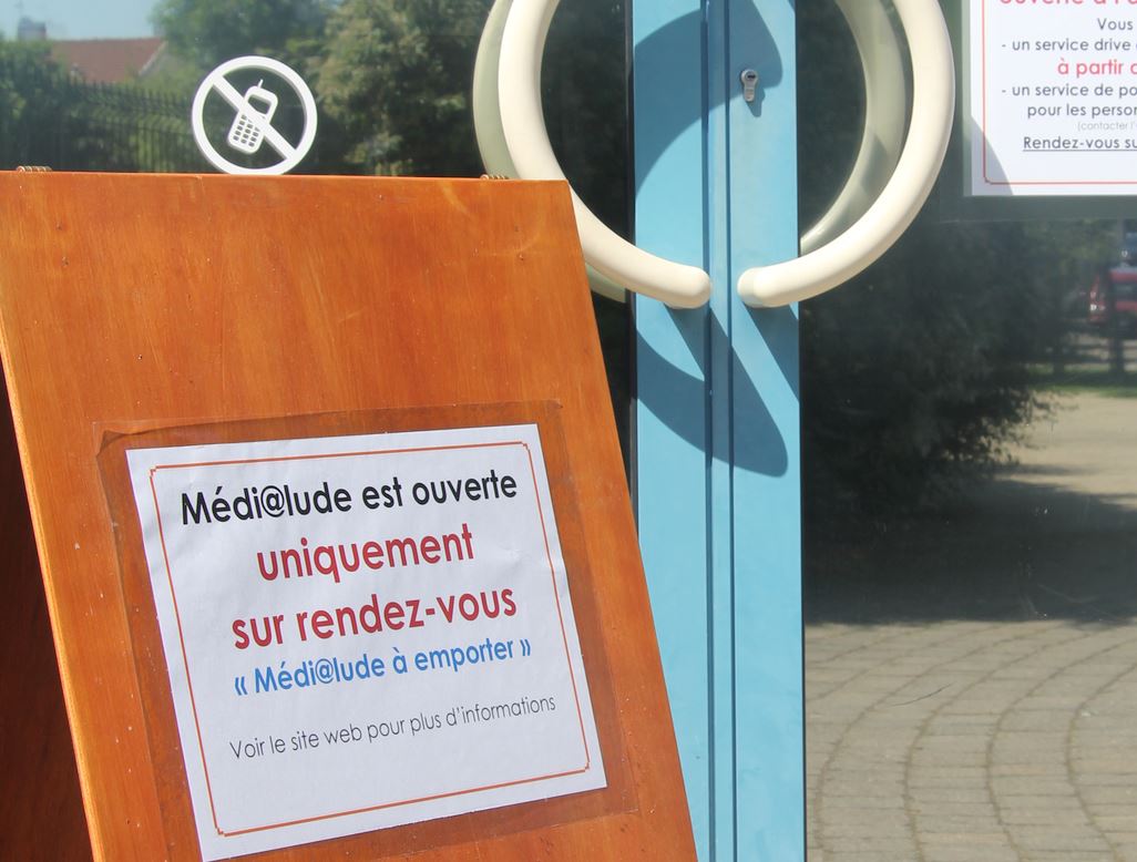 M&eacute;di@lude, le drive de la m&eacute;diath&egrave;que de Saint-apollinaire