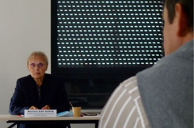 Martine Eap-Dupin pr&eacute;sidente de la Communaut&eacute; de Commune des Terres d&rsquo;Auxois