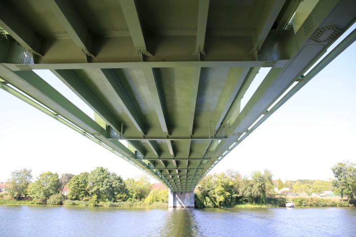Le Pont &laquo; Camille BAUDRY &raquo; de Lamarche-sur-Sa&ocirc;ne