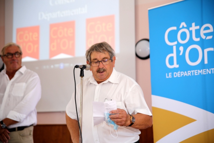 Patrick BOVET, maire de Lamarche-sur-Sa&ocirc;ne