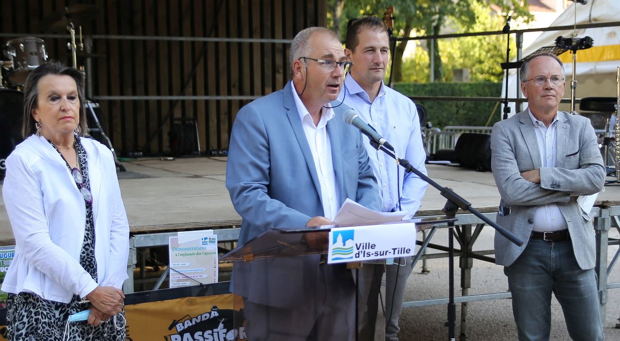 Thierry Darphin maire d'Is-sur-Tille