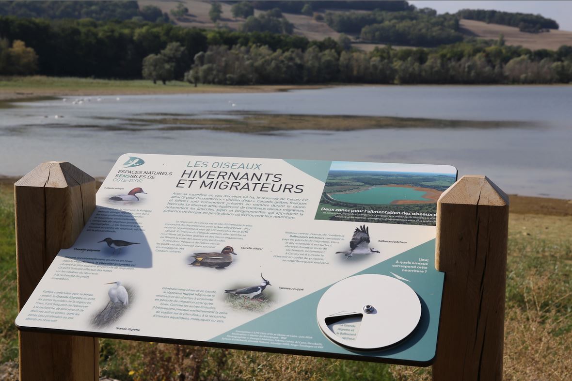 Inauguration de la labellisation du r&eacute;servoir de Cercey en espace naturel sensible ENS