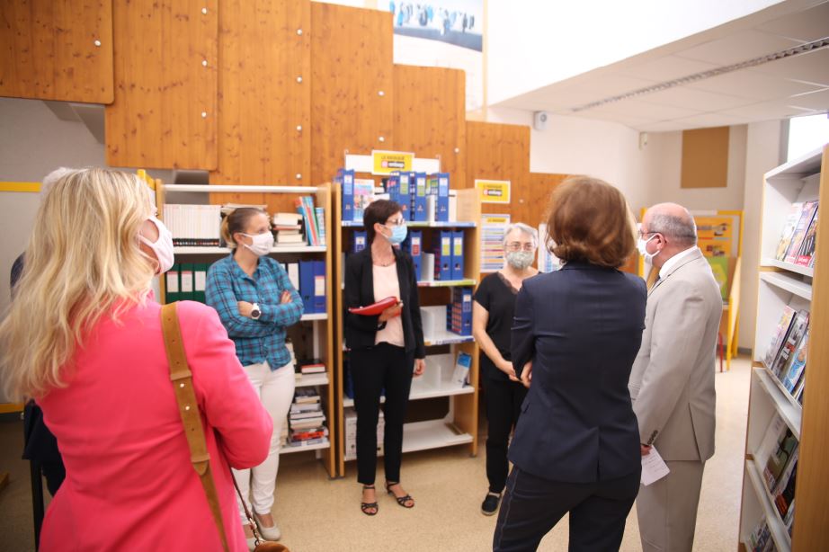 Rentr&eacute;e dans les lyc&eacute;es de Bourgogne-Franche-Comt&eacute;. Visite du lyc&eacute;e polyvalent Etienne-Jules Marey, &agrave; Beaune