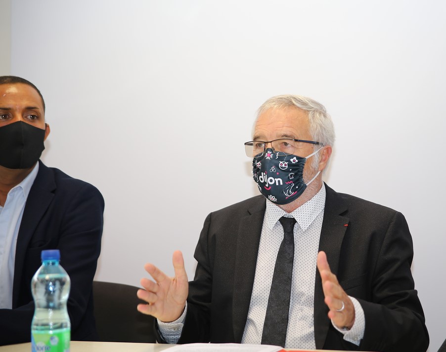 Fran&ccedil;ois Rebsamen, maire de Dijon, pr&eacute;sident de Dijon m&eacute;tropole.