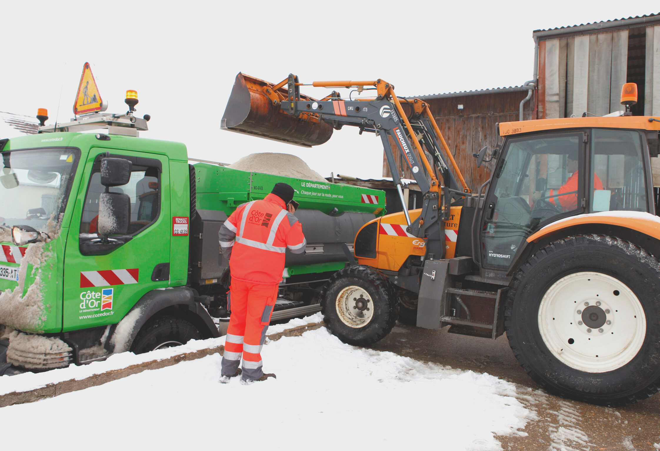 e Conseil D&eacute;partemental de la C&ocirc;te-d&rsquo;Or engage son dispositif de Viabilit&eacute; Hivernale