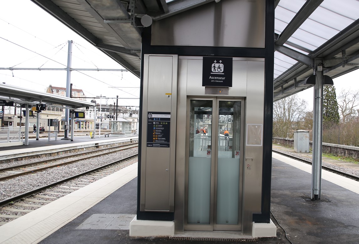 Dijon inaugure la 1&egrave;re tranche des travaux d'accessibilit&eacute; de la gare