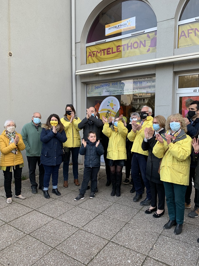 T&eacute;l&eacute;thon : la boutique &eacute;ph&eacute;m&egrave;re a &eacute;t&eacute; inaugur&eacute;e &agrave; Chevigny-Saint-Sauveur !