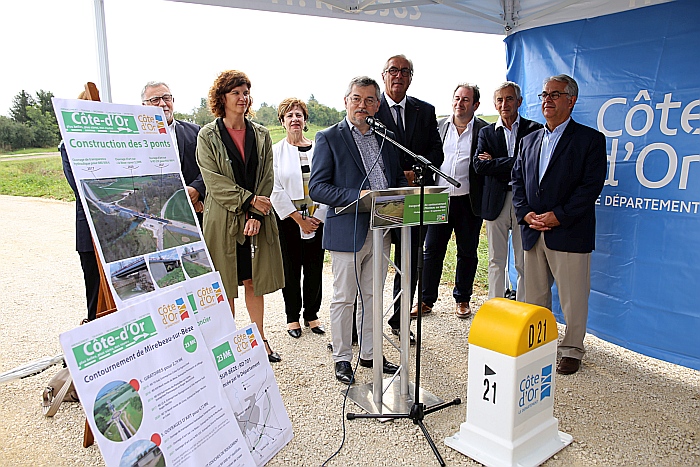 Contournement de Mirebeau�?�sur�?�B&egrave;ze : 23 millions d&rsquo;euros investis par le D&eacute;partement