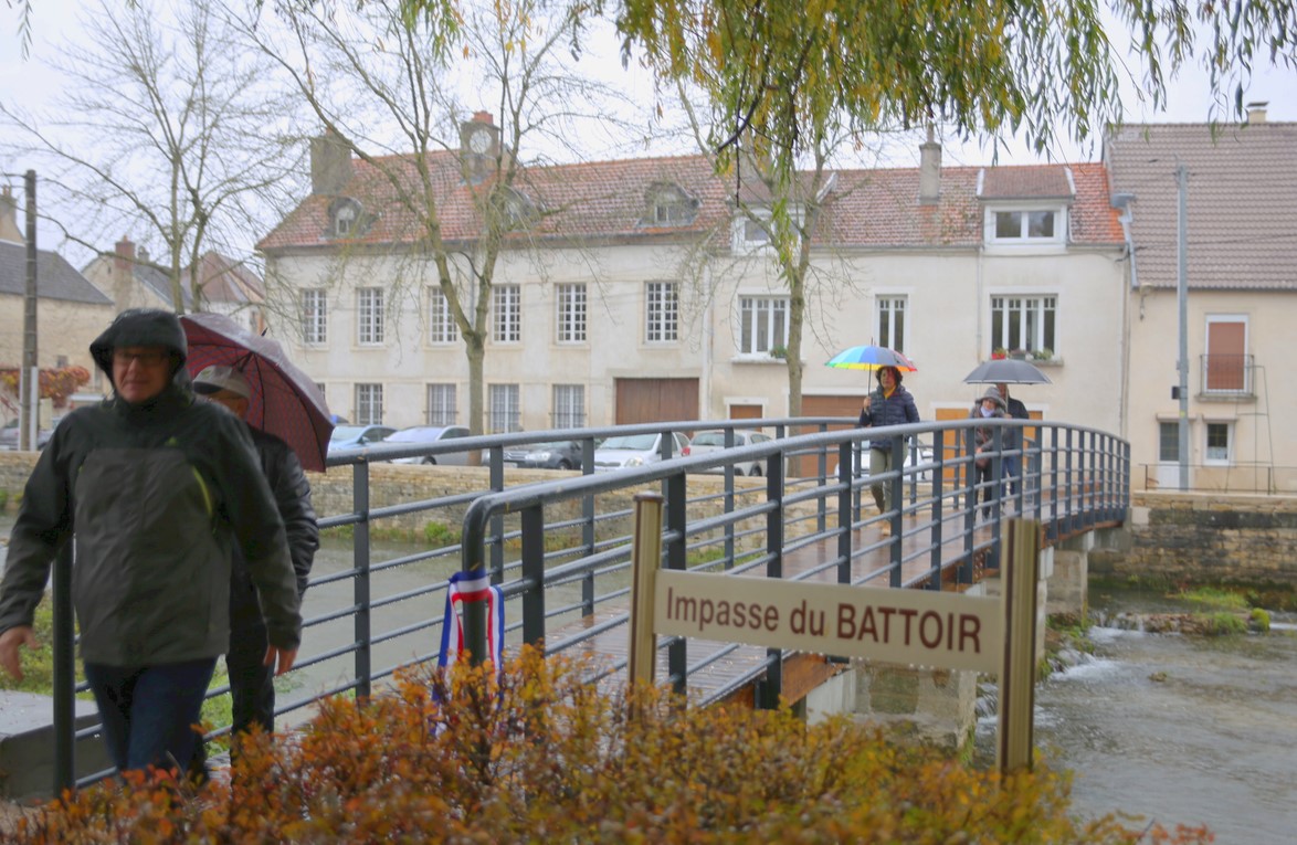 Is-sur-Tille inaugure la passerelle Trucheb&oelig;uf
