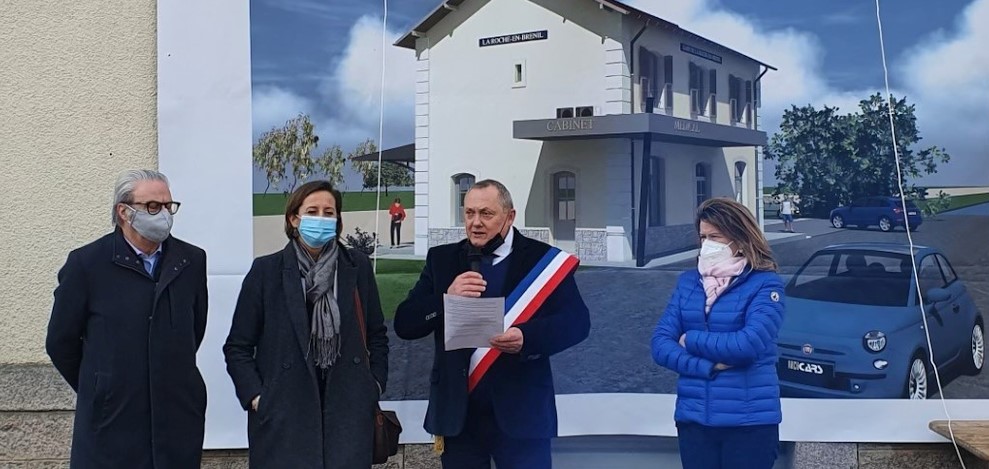 Joël Soilly, maire de La Roche-en-Brénil Joël Soilly, maire de La Roche-en-Brénil