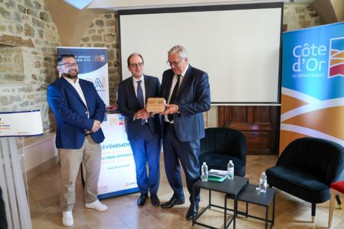 Fin du d&eacute;ploiement fibre &copy;CORAI