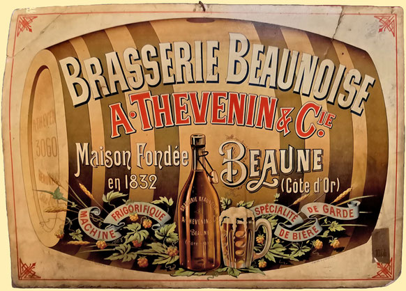 Affiche ancienne brasserie &copy;Andr&eacute; Beuchot
