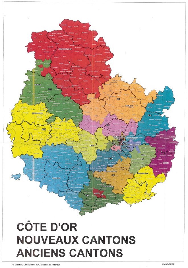 carte des cantons 21