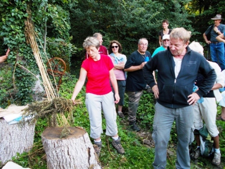 Champrenault, inauguration du 9&egrave;me chemin d'EVAuxois