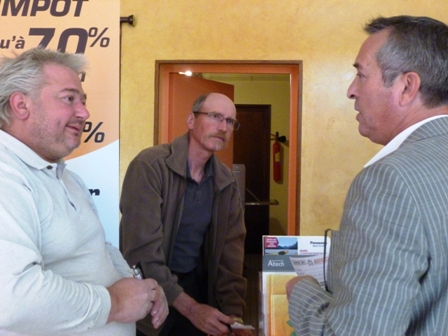 George Courb&eacute;, maire de Thenissey, inove en mati&egrave;re d'habitat rural