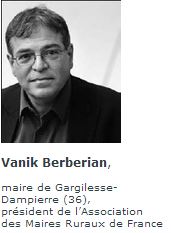 La lettre au P&egrave;re No&euml;l de Vanik Berberian, pr&eacute;sident de l'Association des maires ruraux de France 