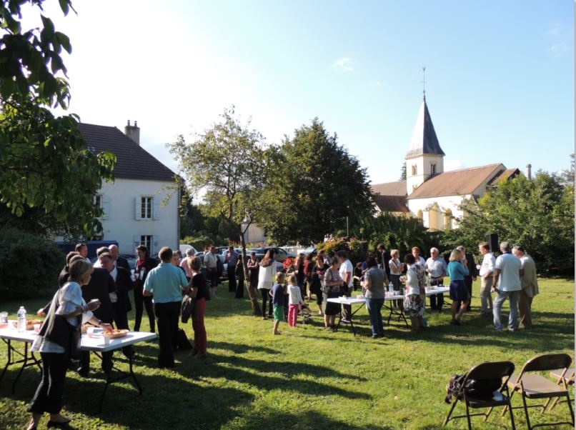 La commune d&rsquo;arceau inaugure ses nouveaux am&eacute;nagements