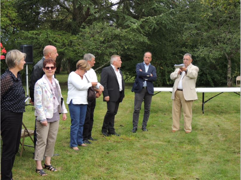 La commune d&rsquo;arceau inaugure ses nouveaux am&eacute;nagements