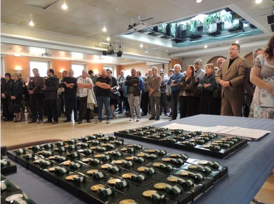 Remise de m&eacute;dailles aux agents du Conseil G&eacute;n&eacute;ral