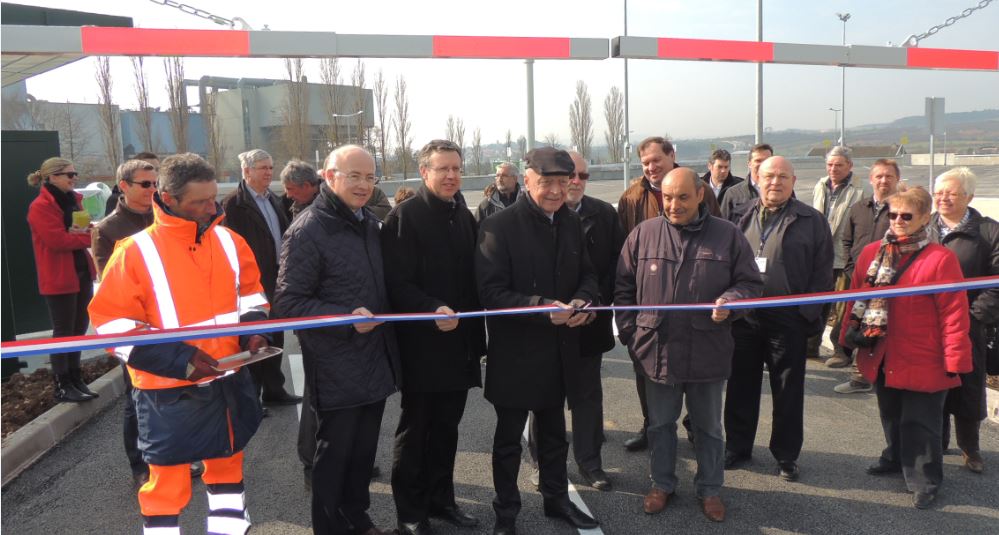 Inauguration de la nouvelle d&eacute;chetterie de Dijon. Alain Millot
